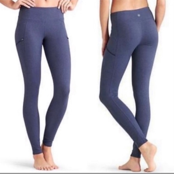 Athleta Pants - Athleta Blue Leggings
